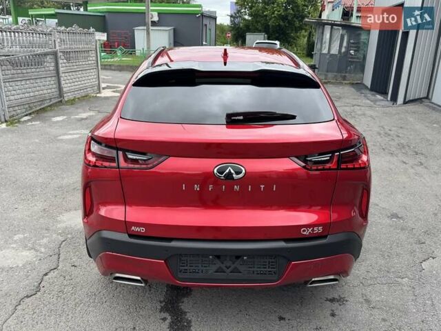 Красный Инфинити QX55, объемом двигателя 2 л и пробегом 50 тыс. км за 32900 $, фото 66 на Automoto.ua