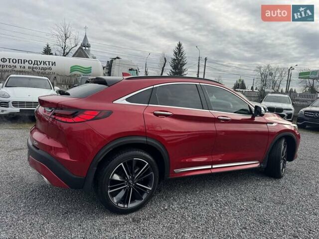Красный Инфинити QX55, объемом двигателя 2 л и пробегом 50 тыс. км за 32900 $, фото 57 на Automoto.ua