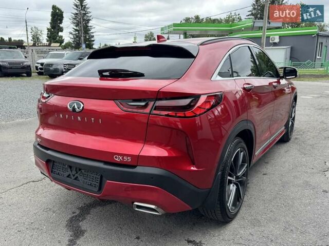 Красный Инфинити QX55, объемом двигателя 2 л и пробегом 50 тыс. км за 32900 $, фото 98 на Automoto.ua