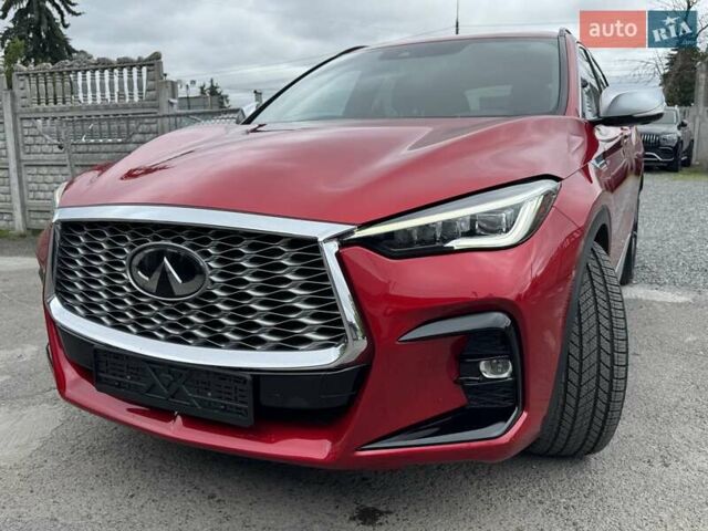 Красный Инфинити QX55, объемом двигателя 2 л и пробегом 50 тыс. км за 32900 $, фото 12 на Automoto.ua