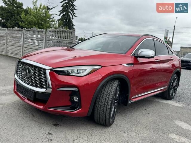 Красный Инфинити QX55, объемом двигателя 2 л и пробегом 50 тыс. км за 32900 $, фото 15 на Automoto.ua