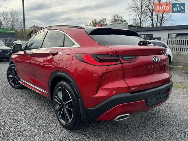 Красный Инфинити QX55, объемом двигателя 2 л и пробегом 50 тыс. км за 32900 $, фото 65 на Automoto.ua