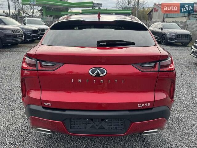 Красный Инфинити QX55, объемом двигателя 2 л и пробегом 50 тыс. км за 32900 $, фото 72 на Automoto.ua