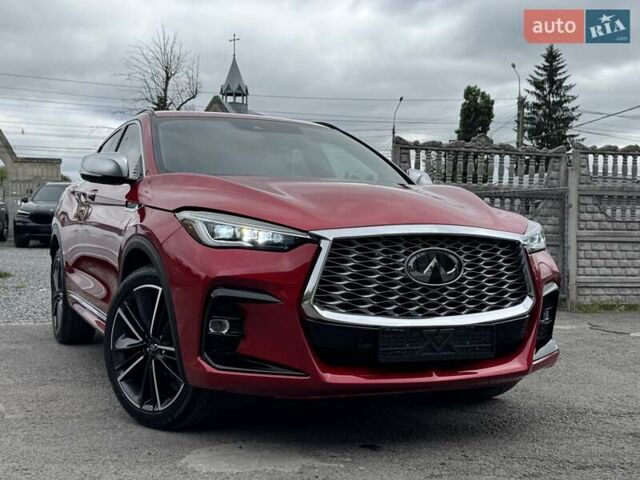 Красный Инфинити QX55, объемом двигателя 2 л и пробегом 50 тыс. км за 32900 $, фото 40 на Automoto.ua