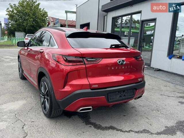 Красный Инфинити QX55, объемом двигателя 2 л и пробегом 50 тыс. км за 32900 $, фото 69 на Automoto.ua