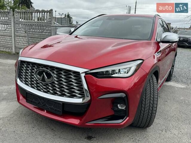 Красный Инфинити QX55, объемом двигателя 2 л и пробегом 50 тыс. км за 32900 $, фото 17 на Automoto.ua