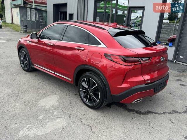 Красный Инфинити QX55, объемом двигателя 2 л и пробегом 50 тыс. км за 32900 $, фото 72 на Automoto.ua