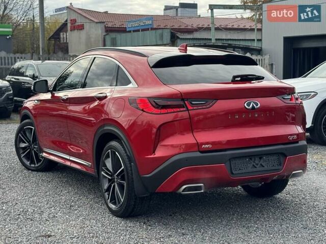 Красный Инфинити QX55, объемом двигателя 2 л и пробегом 50 тыс. км за 32900 $, фото 11 на Automoto.ua