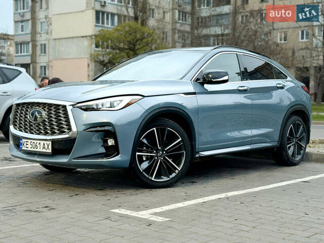 Серый Инфинити QX55, объемом двигателя 2 л и пробегом 53 тыс. км за 32999 $, фото 8 на Automoto.ua