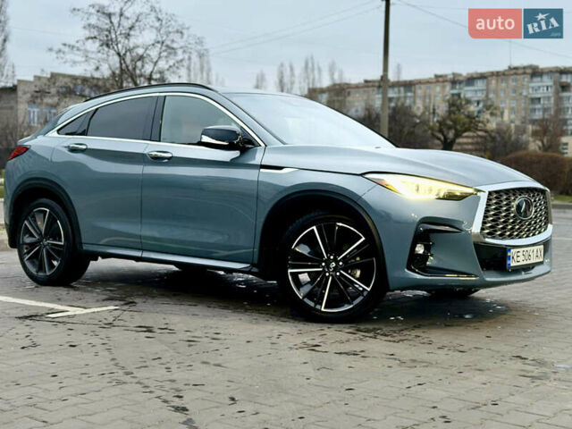 Серый Инфинити QX55, объемом двигателя 2 л и пробегом 53 тыс. км за 32999 $, фото 5 на Automoto.ua