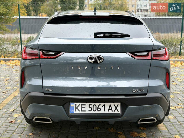 Серый Инфинити QX55, объемом двигателя 2 л и пробегом 52 тыс. км за 35900 $, фото 10 на Automoto.ua