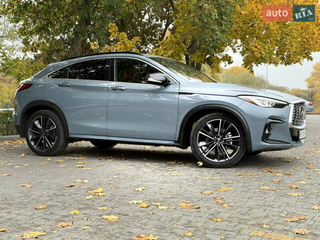 Серый Инфинити QX55, объемом двигателя 2 л и пробегом 52 тыс. км за 35900 $, фото 3 на Automoto.ua