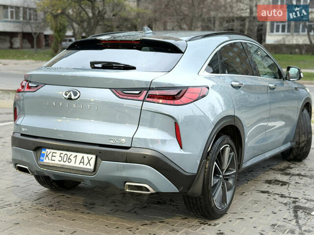 Серый Инфинити QX55, объемом двигателя 2 л и пробегом 53 тыс. км за 32999 $, фото 11 на Automoto.ua