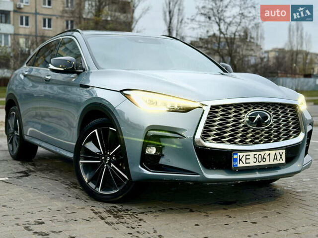 Серый Инфинити QX55, объемом двигателя 2 л и пробегом 53 тыс. км за 32999 $, фото 6 на Automoto.ua