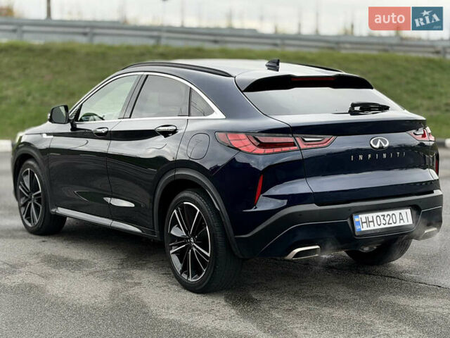 Синий Инфинити QX55, объемом двигателя 2 л и пробегом 77 тыс. км за 34900 $, фото 3 на Automoto.ua