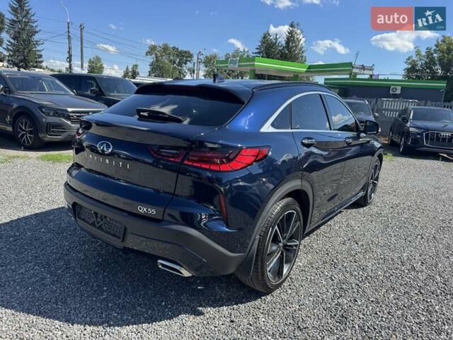 Синий Инфинити QX55, объемом двигателя 2 л и пробегом 5 тыс. км за 29900 $, фото 50 на Automoto.ua