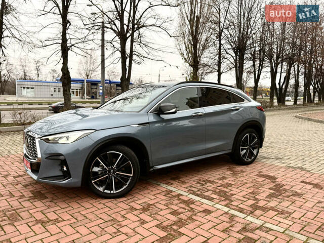 Синий Инфинити QX55, объемом двигателя 2 л и пробегом 21 тыс. км за 29500 $, фото 7 на Automoto.ua