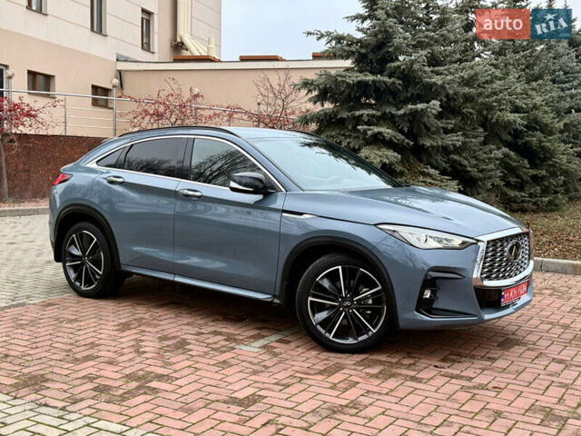 Синий Инфинити QX55, объемом двигателя 2 л и пробегом 21 тыс. км за 29500 $, фото 3 на Automoto.ua