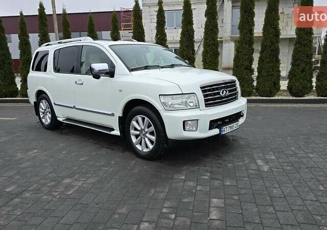 Белый Инфинити QX56, объемом двигателя 5.6 л и пробегом 232 тыс. км за 14000 $, фото 6 на Automoto.ua