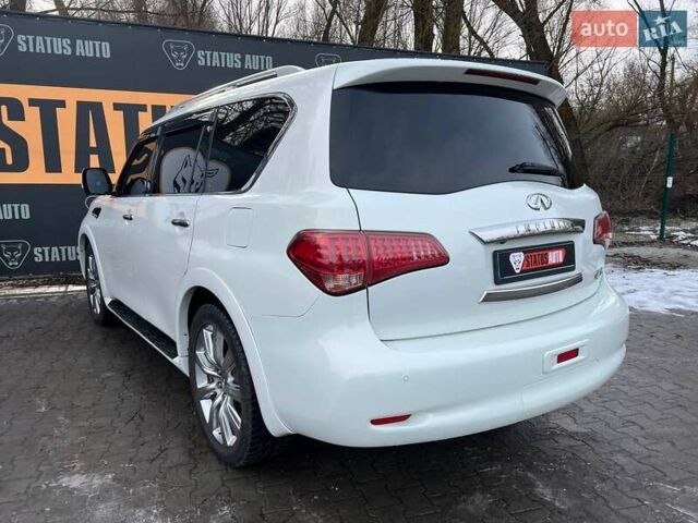 Белый Инфинити QX56, объемом двигателя 5.55 л и пробегом 215 тыс. км за 18700 $, фото 6 на Automoto.ua