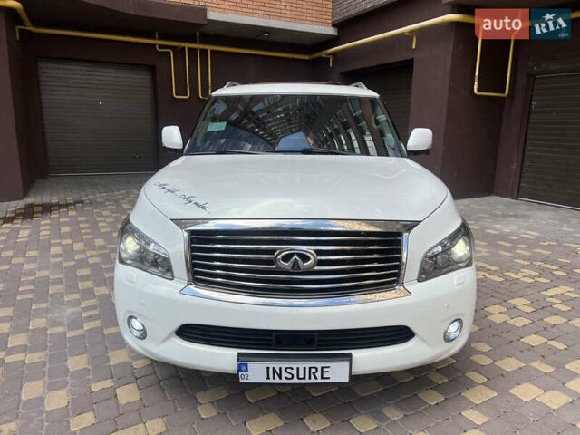 Белый Инфинити QX56, объемом двигателя 5.55 л и пробегом 220 тыс. км за 17350 $, фото 39 на Automoto.ua
