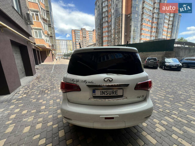 Белый Инфинити QX56, объемом двигателя 5.55 л и пробегом 220 тыс. км за 17350 $, фото 25 на Automoto.ua