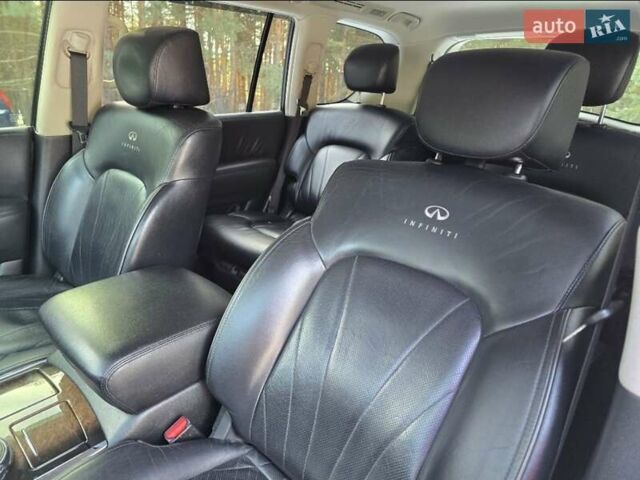 Белый Инфинити QX56, объемом двигателя 5.55 л и пробегом 127 тыс. км за 21000 $, фото 17 на Automoto.ua