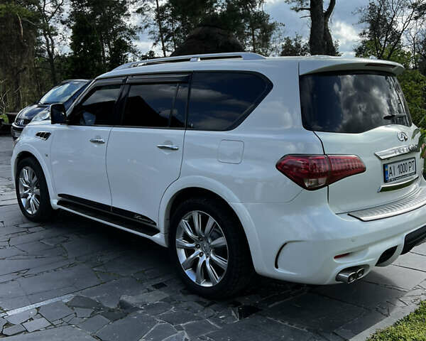 Белый Инфинити QX56, объемом двигателя 5.55 л и пробегом 148 тыс. км за 26950 $, фото 2 на Automoto.ua