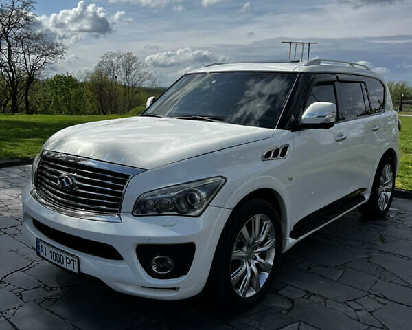 Белый Инфинити QX56, объемом двигателя 5.55 л и пробегом 148 тыс. км за 26950 $, фото 3 на Automoto.ua