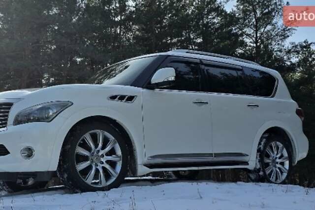 Белый Инфинити QX56, объемом двигателя 5.55 л и пробегом 127 тыс. км за 21000 $, фото 18 на Automoto.ua