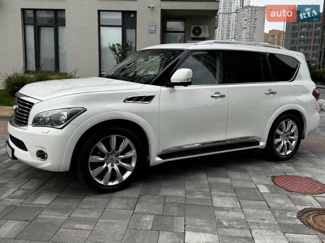 Инфинити QX56 2011 в Киеве на Automoto.ua Белый Инфинити QX56, объемом двигателя 5.55 л и пробегом 138 тыс. км за 16999 $, фото 1 на Automoto.ua