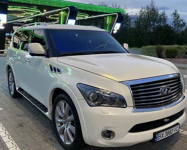 Инфинити QX56 2011 в Хмельницком на Automoto.ua Белый Инфинити QX56, объемом двигателя 5.6 л и пробегом 130 тыс. км за 14900 $, фото 14 на Automoto.ua