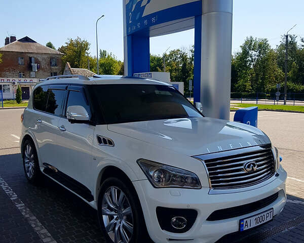 Белый Инфинити QX56, объемом двигателя 5.55 л и пробегом 148 тыс. км за 26950 $, фото 8 на Automoto.ua