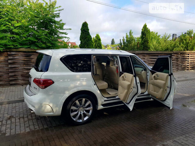 Белый Инфинити QX56, объемом двигателя 5.55 л и пробегом 148 тыс. км за 26950 $, фото 6 на Automoto.ua