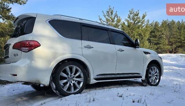 Белый Инфинити QX56, объемом двигателя 5.55 л и пробегом 127 тыс. км за 21000 $, фото 14 на Automoto.ua