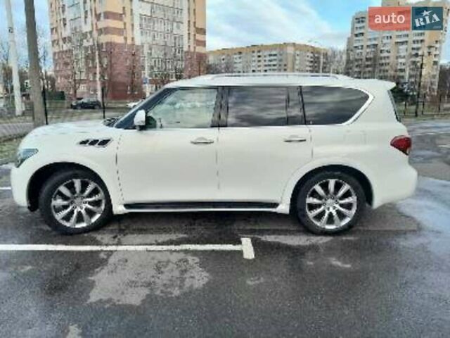 Белый Инфинити QX56, объемом двигателя 5.55 л и пробегом 80 тыс. км за 23000 $, фото 7 на Automoto.ua