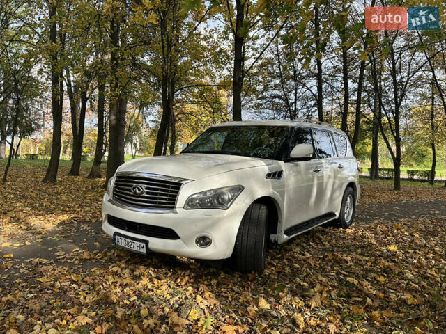 Белый Инфинити QX56, объемом двигателя 5.6 л и пробегом 300 тыс. км за 15500 $, фото 10 на Automoto.ua