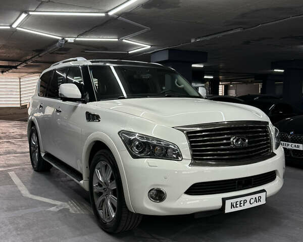 Белый Инфинити QX56, объемом двигателя 5.55 л и пробегом 132 тыс. км за 19000 $, фото 3 на Automoto.ua