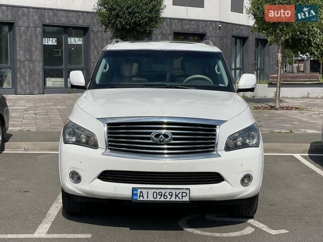 Белый Инфинити QX56, объемом двигателя 5.55 л и пробегом 270 тыс. км за 15900 $, фото 2 на Automoto.ua