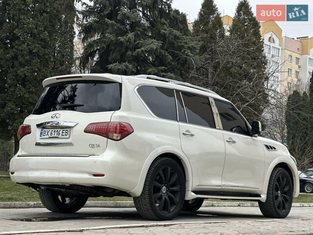 Белый Инфинити QX56, объемом двигателя 5.55 л и пробегом 292 тыс. км за 24300 $, фото 14 на Automoto.ua