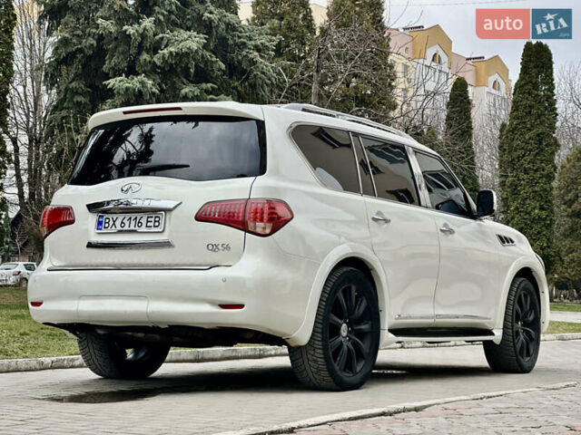 Белый Инфинити QX56, объемом двигателя 5.55 л и пробегом 292 тыс. км за 24300 $, фото 18 на Automoto.ua