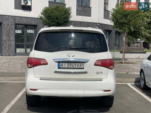 Белый Инфинити QX56, объемом двигателя 5.55 л и пробегом 270 тыс. км за 15900 $, фото 3 на Automoto.ua