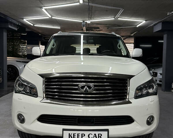 Белый Инфинити QX56, объемом двигателя 5.55 л и пробегом 132 тыс. км за 19500 $, фото 4 на Automoto.ua