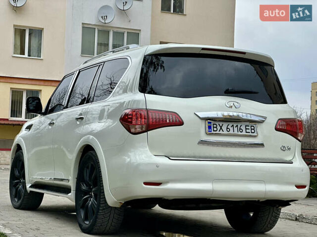 Белый Инфинити QX56, объемом двигателя 5.55 л и пробегом 292 тыс. км за 24300 $, фото 10 на Automoto.ua