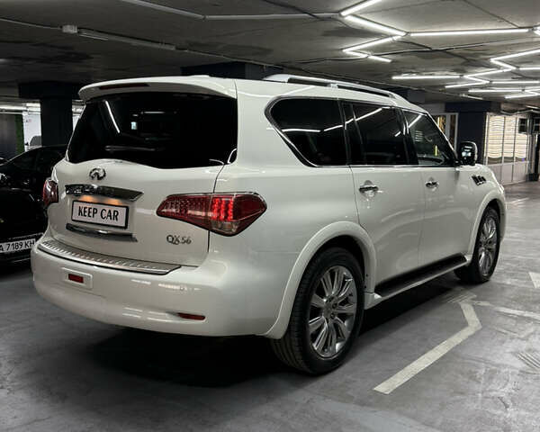 Белый Инфинити QX56, объемом двигателя 5.55 л и пробегом 132 тыс. км за 19500 $, фото 7 на Automoto.ua