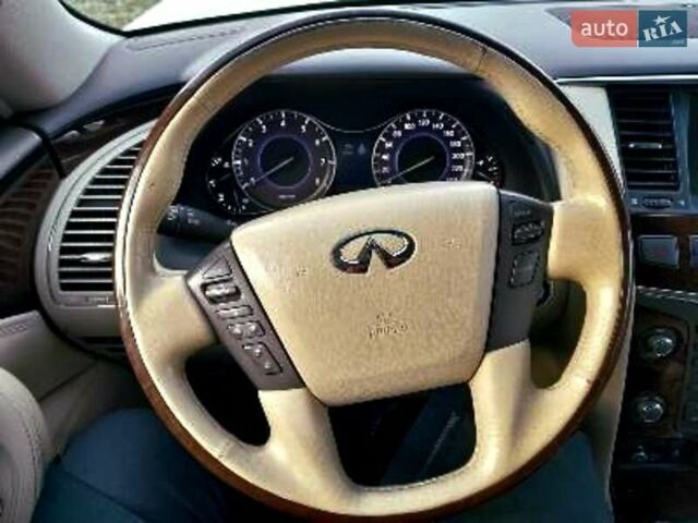 Белый Инфинити QX56, объемом двигателя 5.55 л и пробегом 80 тыс. км за 23000 $, фото 1 на Automoto.ua