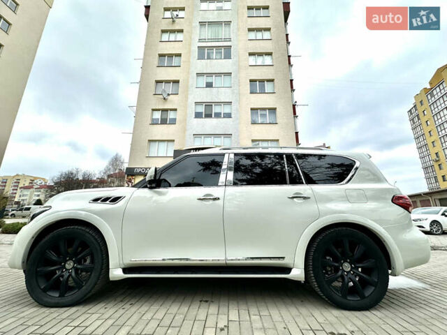 Белый Инфинити QX56, объемом двигателя 5.55 л и пробегом 292 тыс. км за 24300 $, фото 9 на Automoto.ua