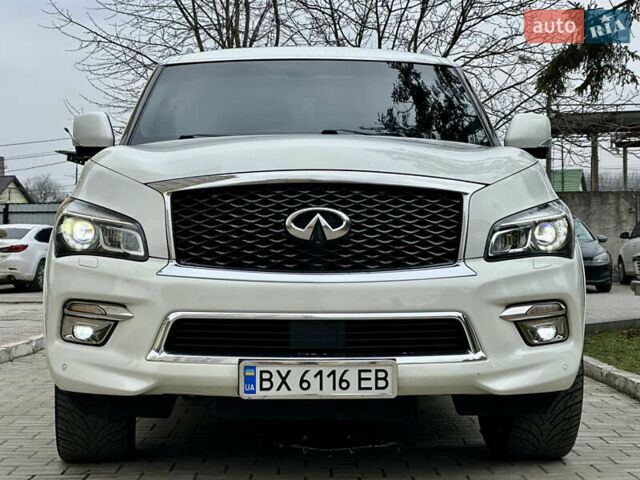 Белый Инфинити QX56, объемом двигателя 5.55 л и пробегом 292 тыс. км за 24300 $, фото 5 на Automoto.ua