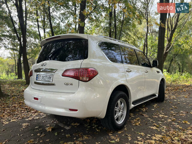 Белый Инфинити QX56, объемом двигателя 5.6 л и пробегом 300 тыс. км за 15500 $, фото 6 на Automoto.ua