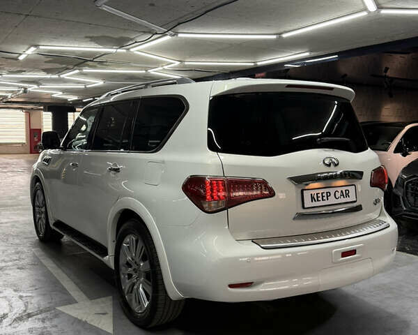Белый Инфинити QX56, объемом двигателя 5.55 л и пробегом 132 тыс. км за 19000 $, фото 8 на Automoto.ua